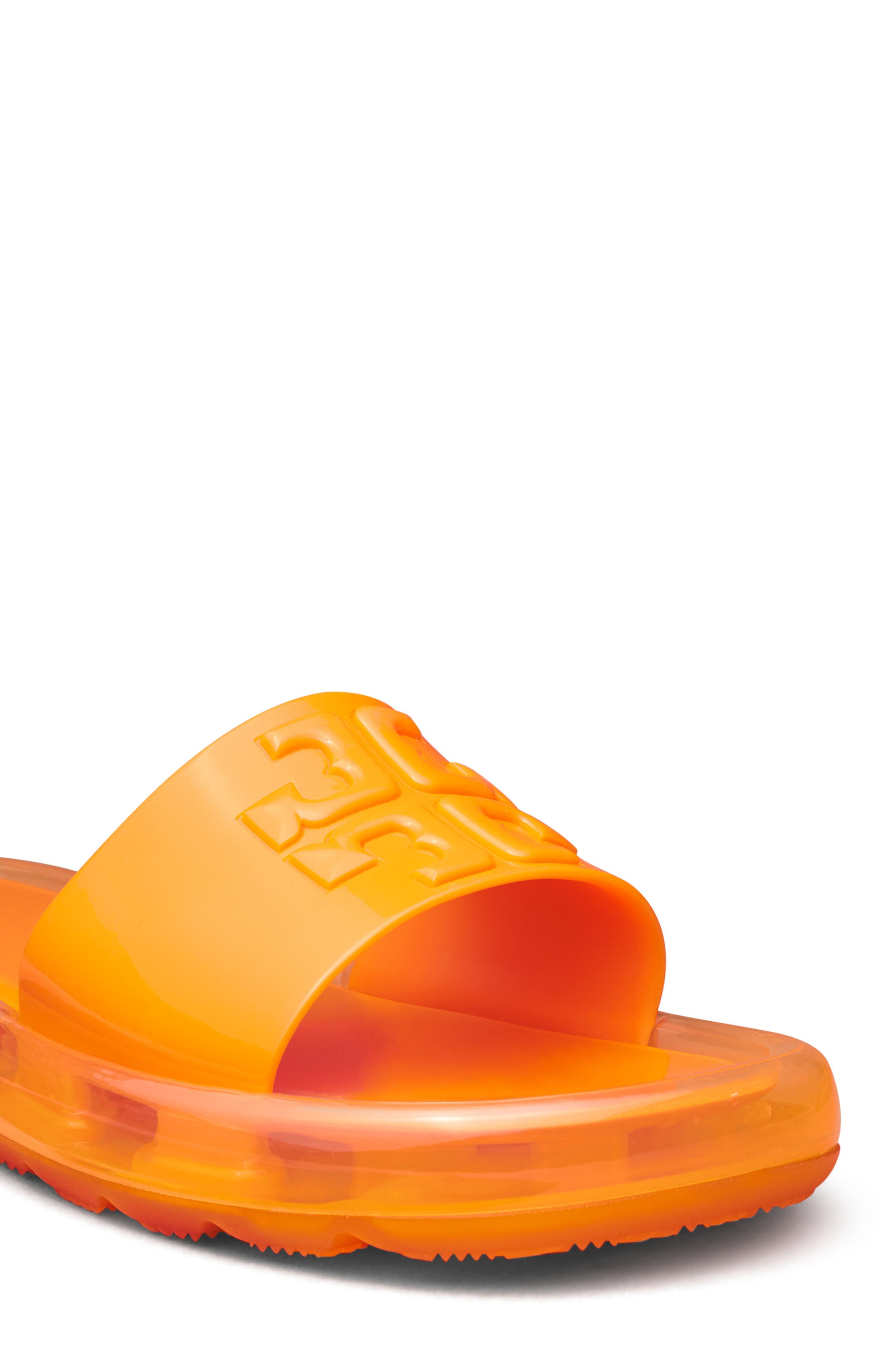 Tory Burch Bubble Jelly Slide Sandal, Alternate, color, Bumblebee