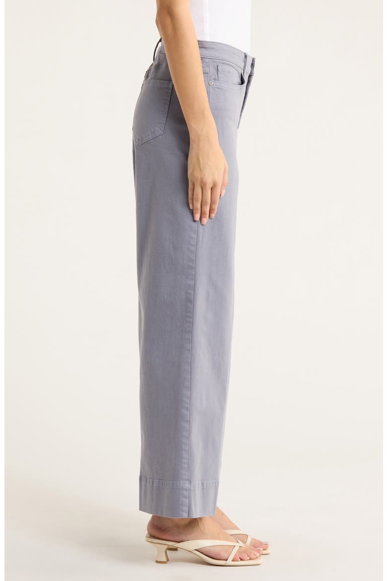 Teresa High Waist Wide Leg Ankle Jeans, Alternate, color, SHADOW BLUE