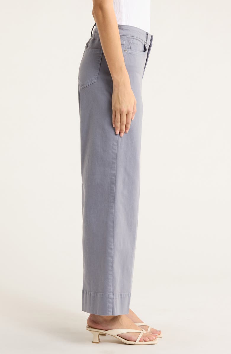 NYDJ Teresa High Waist Wide Leg Ankle Jeans, Alternate, color, Shadow Blue