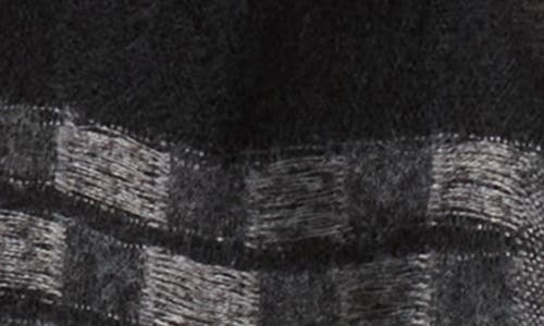 Vince Camuto Textured Colorblock Scarf In Gray