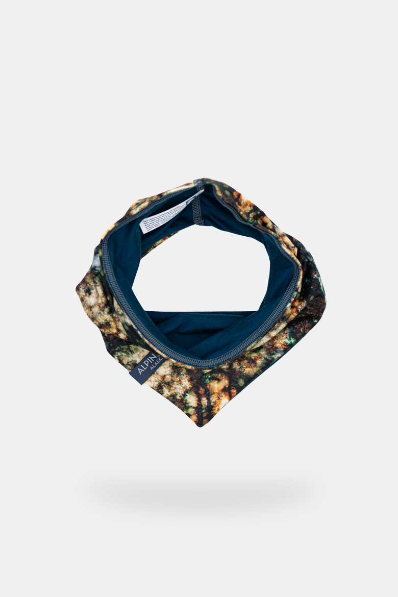 Mountain V Merino Wool Neck Gaiter, Alternate, color, Tree Light