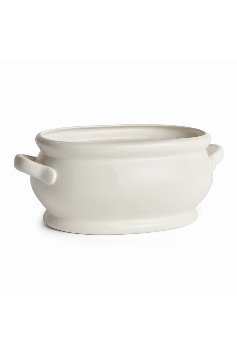Bradford Oval Cachepot, Main, color, White