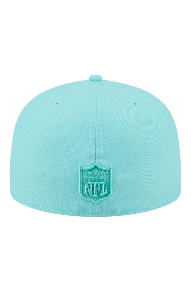 New Era Men's New Era Turquoise Detroit Lions Color Pack 59FIFTY Fitted Hat, Alternate, color, Turquoise