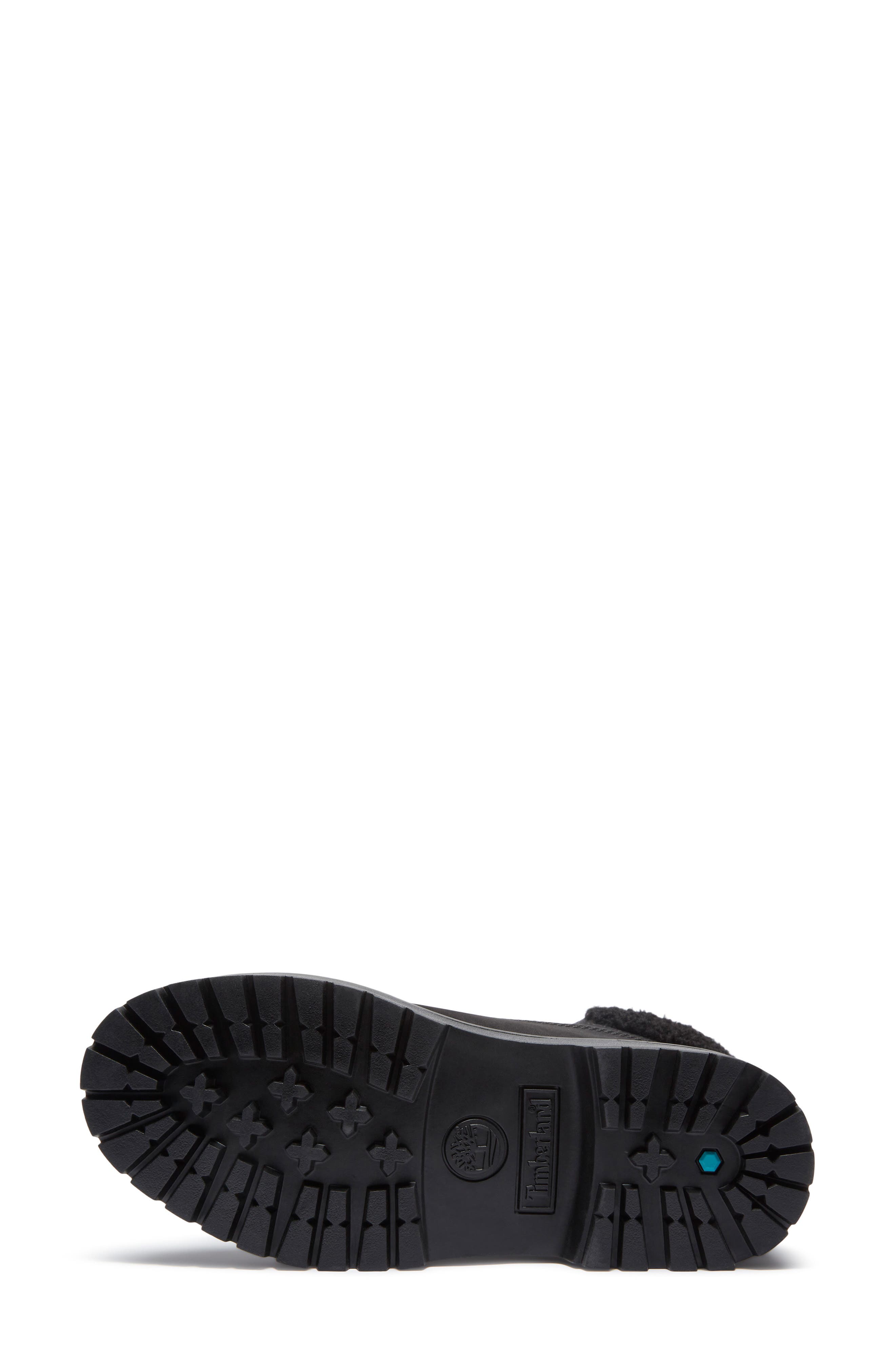 Timberland Stone Street Waterproof Faux Fur Lined Platform Boot, Alternate, color, Black Nubuck