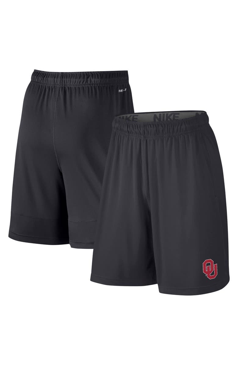 Nike Youth Nike  Anthracite Oklahoma Sooners Fly Performance Shorts, Alternate, color, 