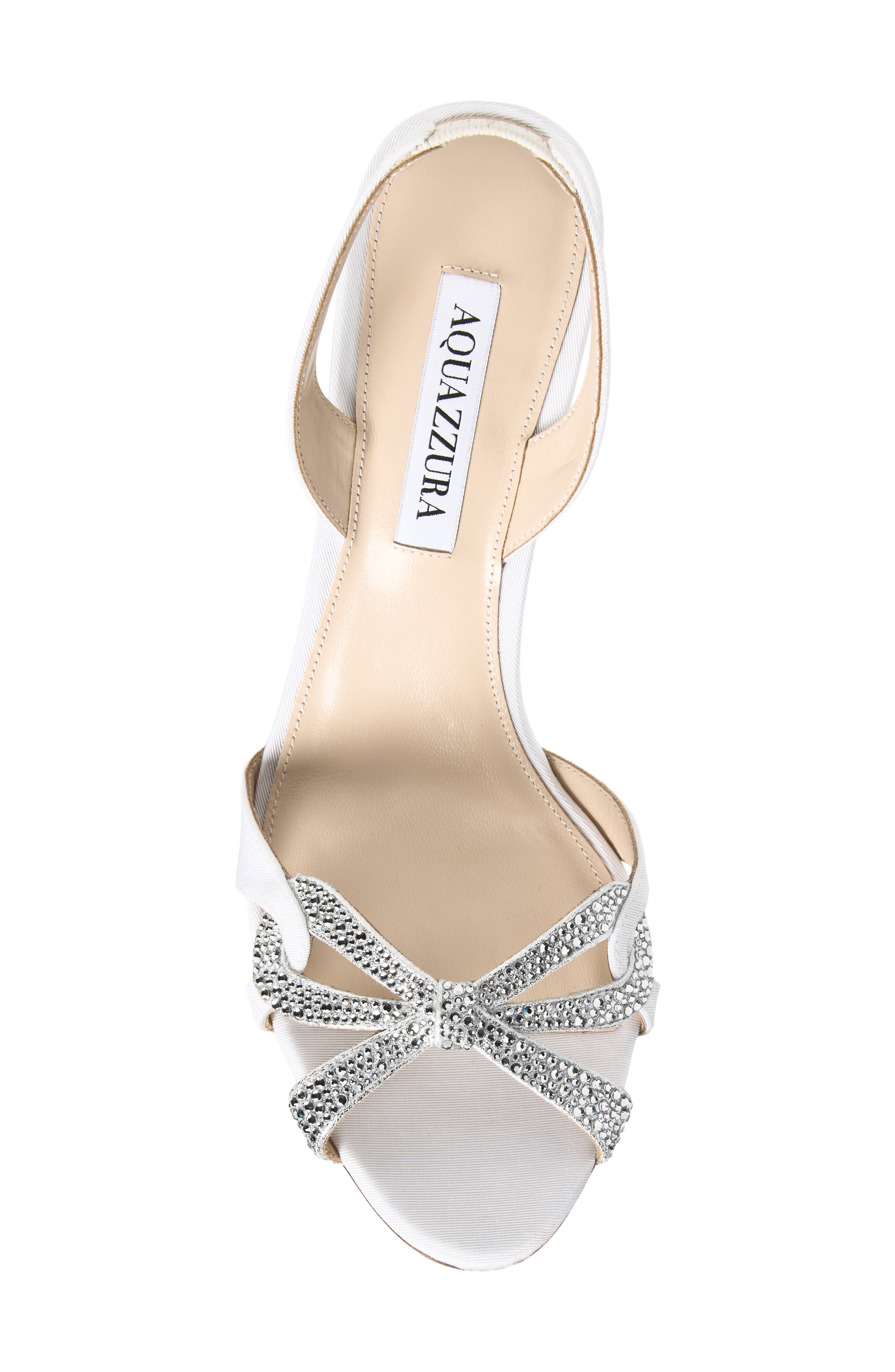 Ribbon Kiss Slingback Sandal, Alternate, color, WHITE