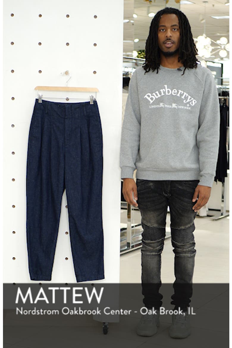 Yasmeen Pleated Crop Trousers video
