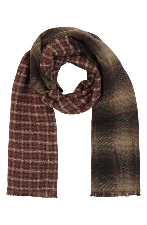 Reversible Check Scarf