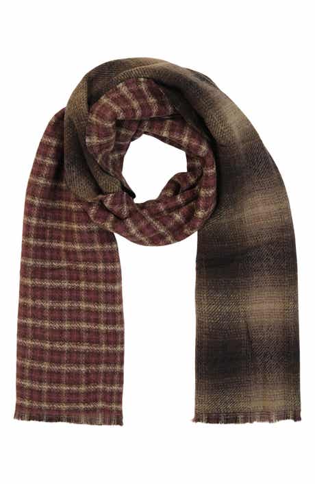 AllSaints Reversible Check Scarf