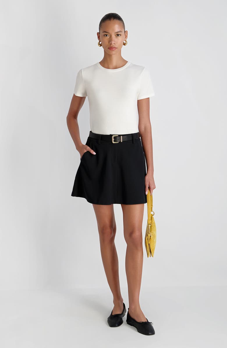 French Connection Echo Crepe Miniskirt, Alternate, color, 