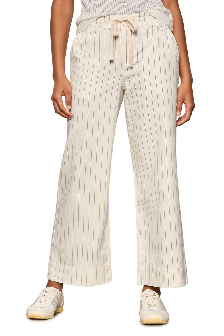 Lily Stripe Ankle Crop Pants, Main, color, SETTING SUN STRIPE