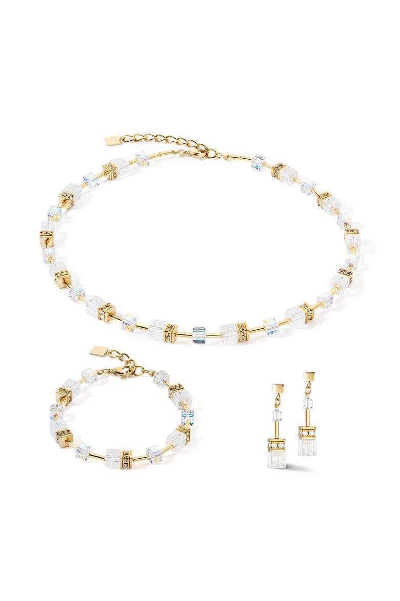 Geocube Iconic Nature Bracelet, Alternate, color, Gold White