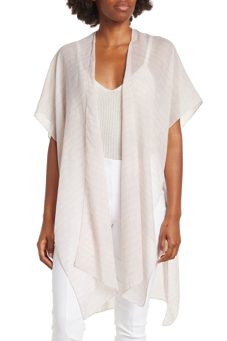 Printed Ruana, Main, color, PASTEL PURPLE