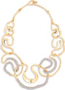 Alexis Bittar Solanales Crystal Intertwined Collar Necklace
