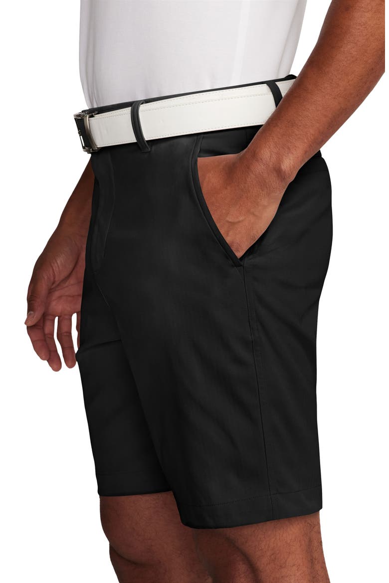 Dri-FIT 8-Inch Water Repellent Chino Golf Shorts, Alternate, color, 010 BLACK/BLACK