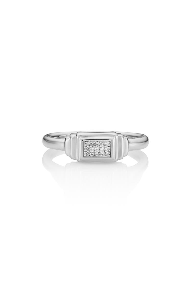 Monica Vinader Baja Deco Diamond Ring, Alternate, color, 