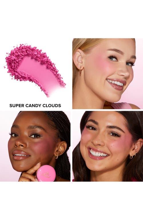 Too Faced Cloud Crush Blurring Powder Blush Super Candy Clouds 0.17 oz / 4.82 G In Super Candy Clouds