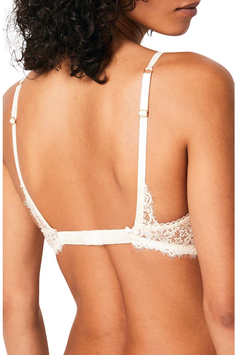 Brillance Lace Underwire Bra, Alternate, color, ECRU