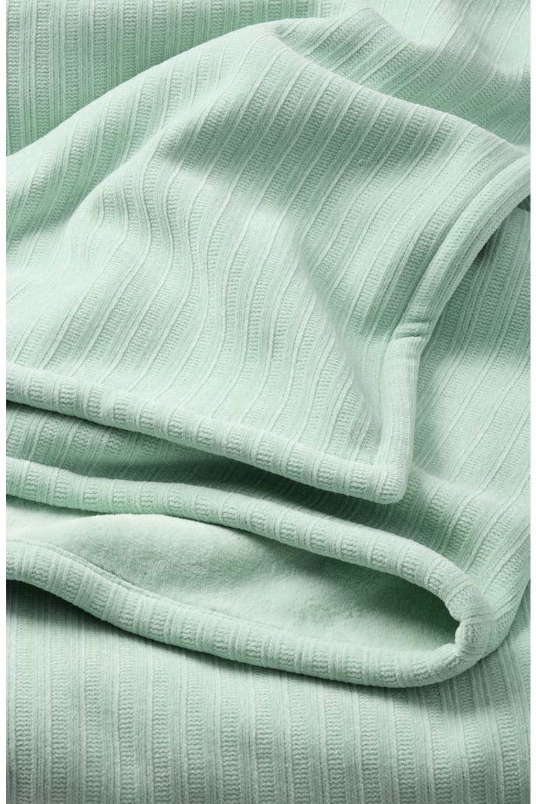 Chenille Throw Blanket, Alternate, color, GREEN FONDANT