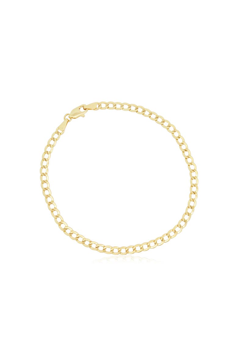 Thin Curb Chain Bracelet 14K Yellow Gold, Alternate, color, 14K Yellow Gold
