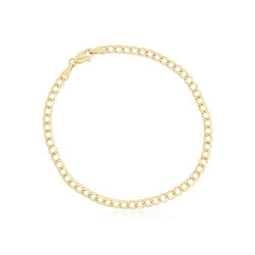The Lovery Fine Jewelry Curb Chain Bracelet In Gold