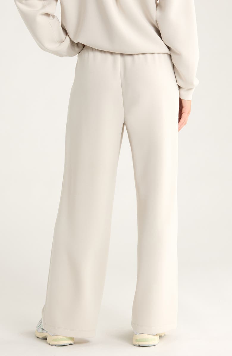 Zella Ultra Soft High Waist Straight Leg Pants, Alternate, color, Grey Moonbeam