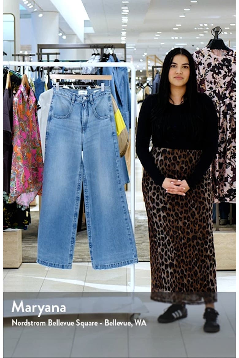 The Skater High Waist Wide Leg Jeans video
