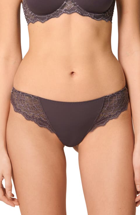 'Caresse' Lace Tanga Briefs