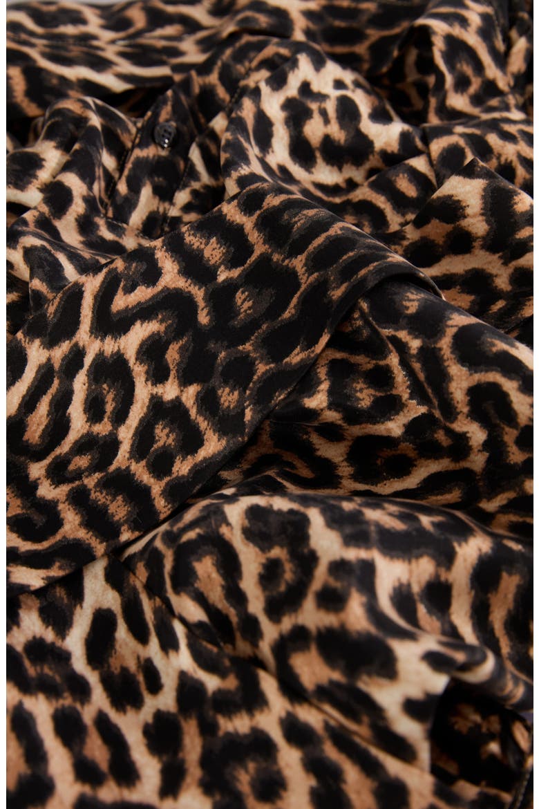 Roxane Maternity and Nursing Blouse, Alternate, color, LEOPARD