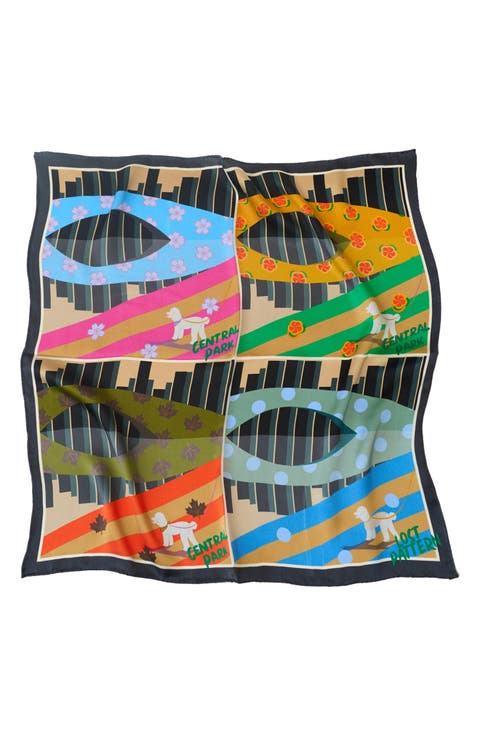 Season in Park Silk Bandana