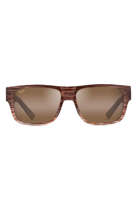 Keahi 56mm PolarizedPlus2® Rectangular Sunglasses