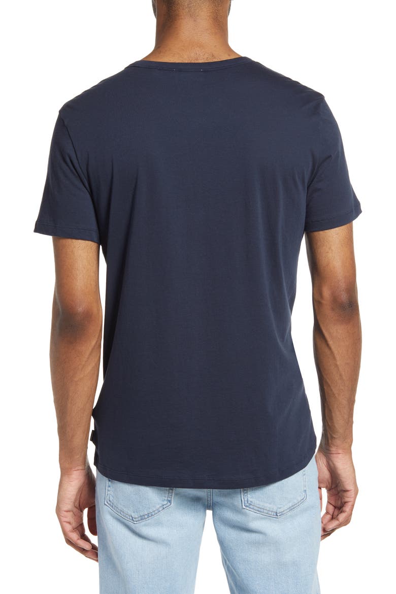Men's Feather Weight Crewneck T-Shirt, Alternate, color, NAVY