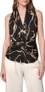 Donna Karan New York Ruched Hardware Top