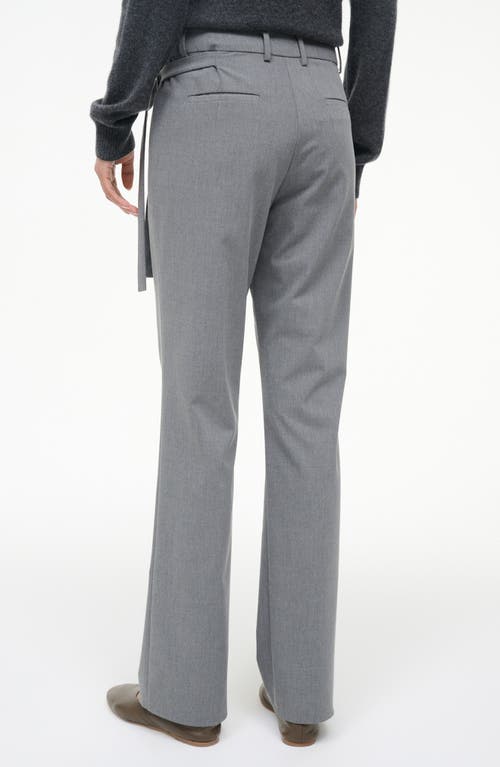 Staud Hannah Panel Detail Pants In Gray