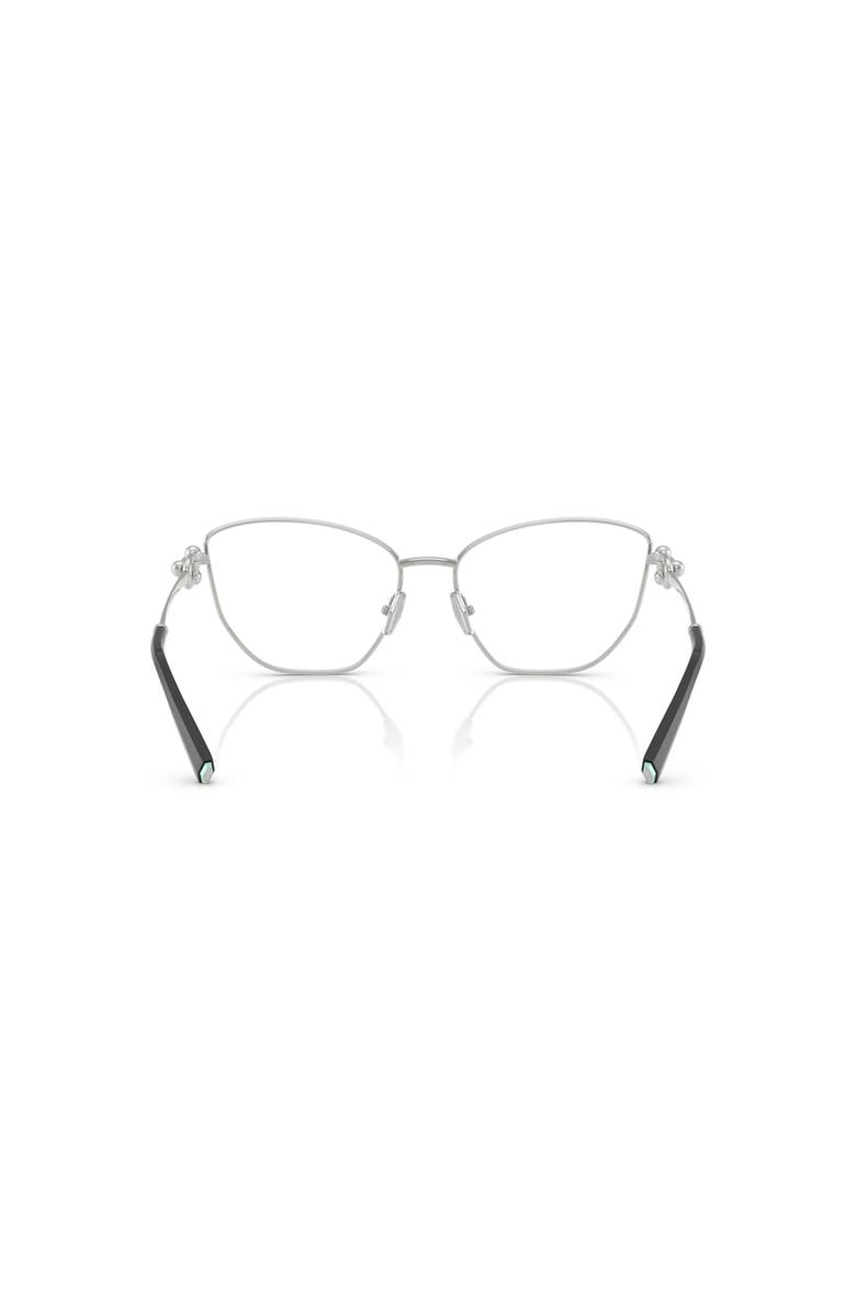 Tiffany & Co. 57mm Cat Eye optical glasses, Alternate, color, Silver