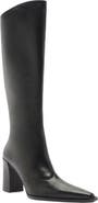 Schutz Raffaela Up Block Pointed Toe Knee High Boot