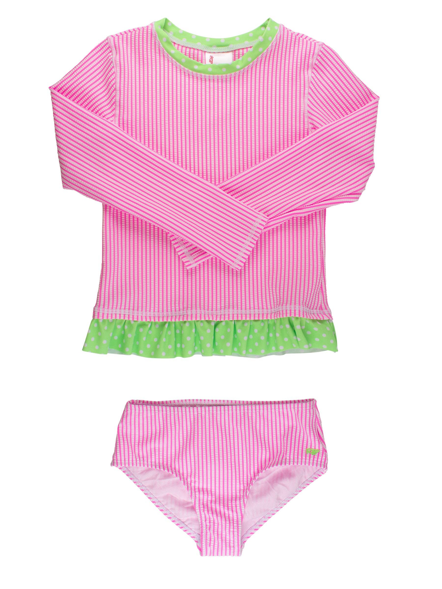 Neon Pink Seersucker