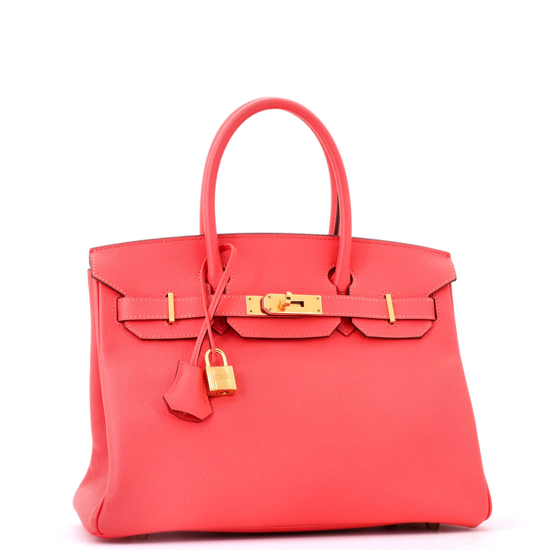 Birkin Handbag Red Epsom with Gold Hardware 30, Alternate, color, Red
