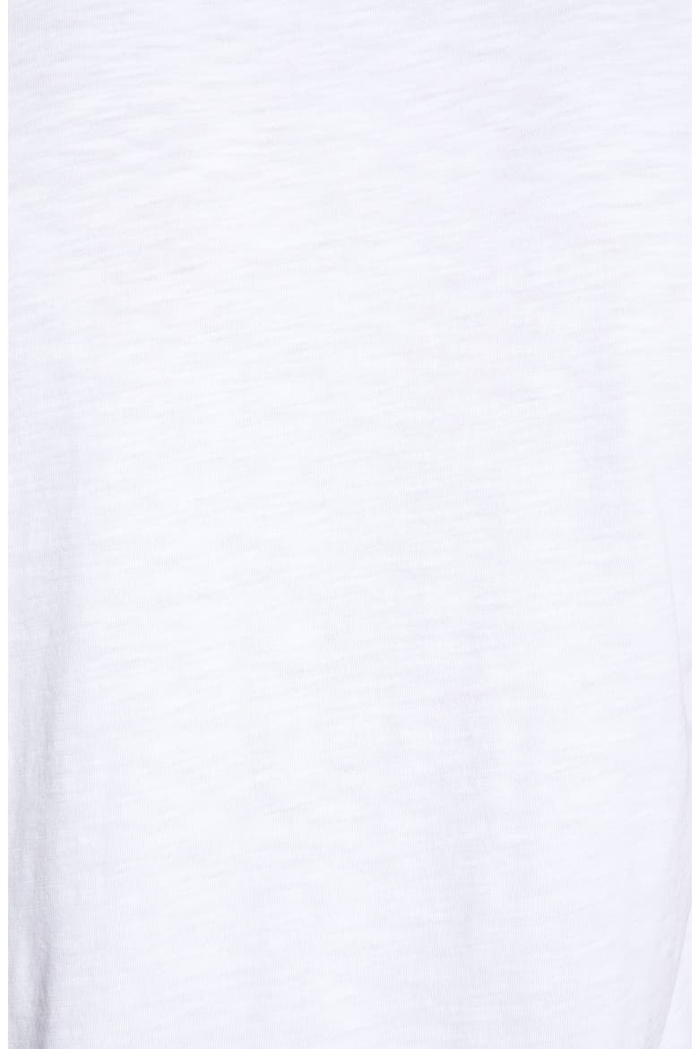 Scallop Slub Crewneck T-Shirt, Alternate, color, WHITE
