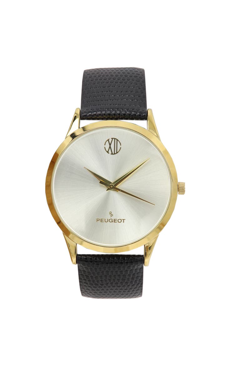 Minimalist Wafer Slim Round Watch- 40MM, Main, color, Champagne