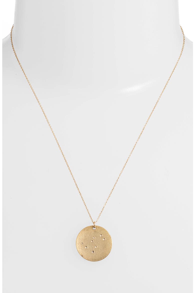 Constellation Pendant Necklace, Alternate, color, GOLD - GEMINI