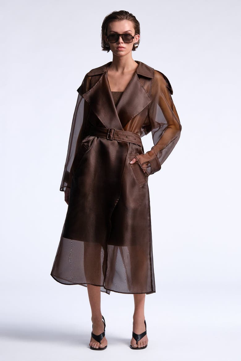 Adelle Trench, Alternate, color, Chocolate