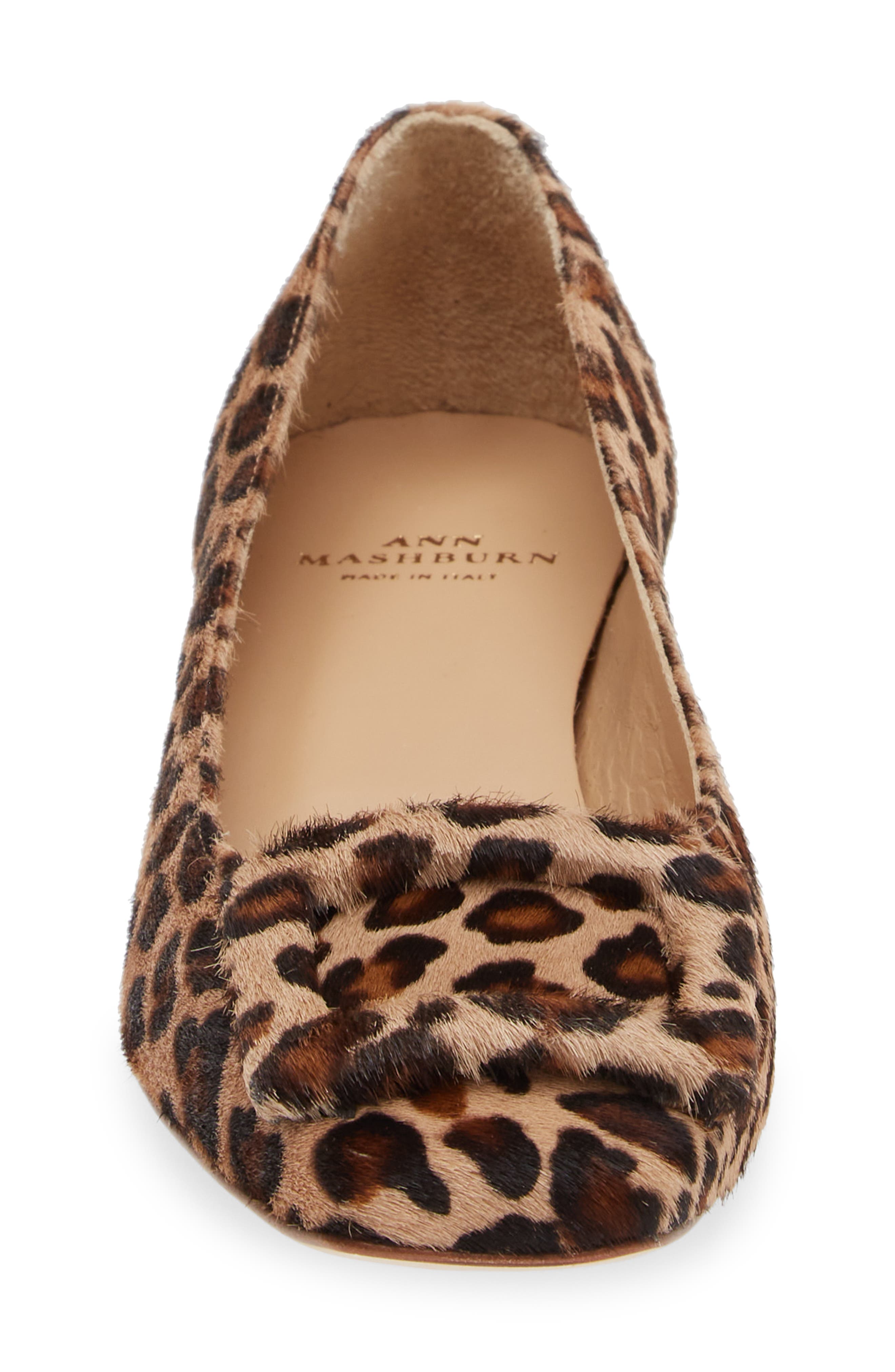 ANN MASHBURN Genuine Calf Hair Buckle Pump, Alternate, color, Leopard Pony