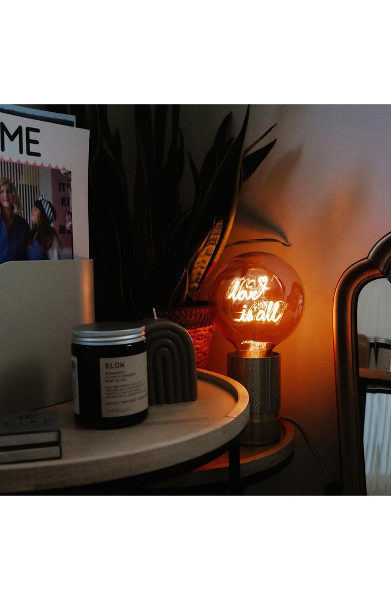 MITB Love Is All Portable Table Lamp, Alternate, color, Black