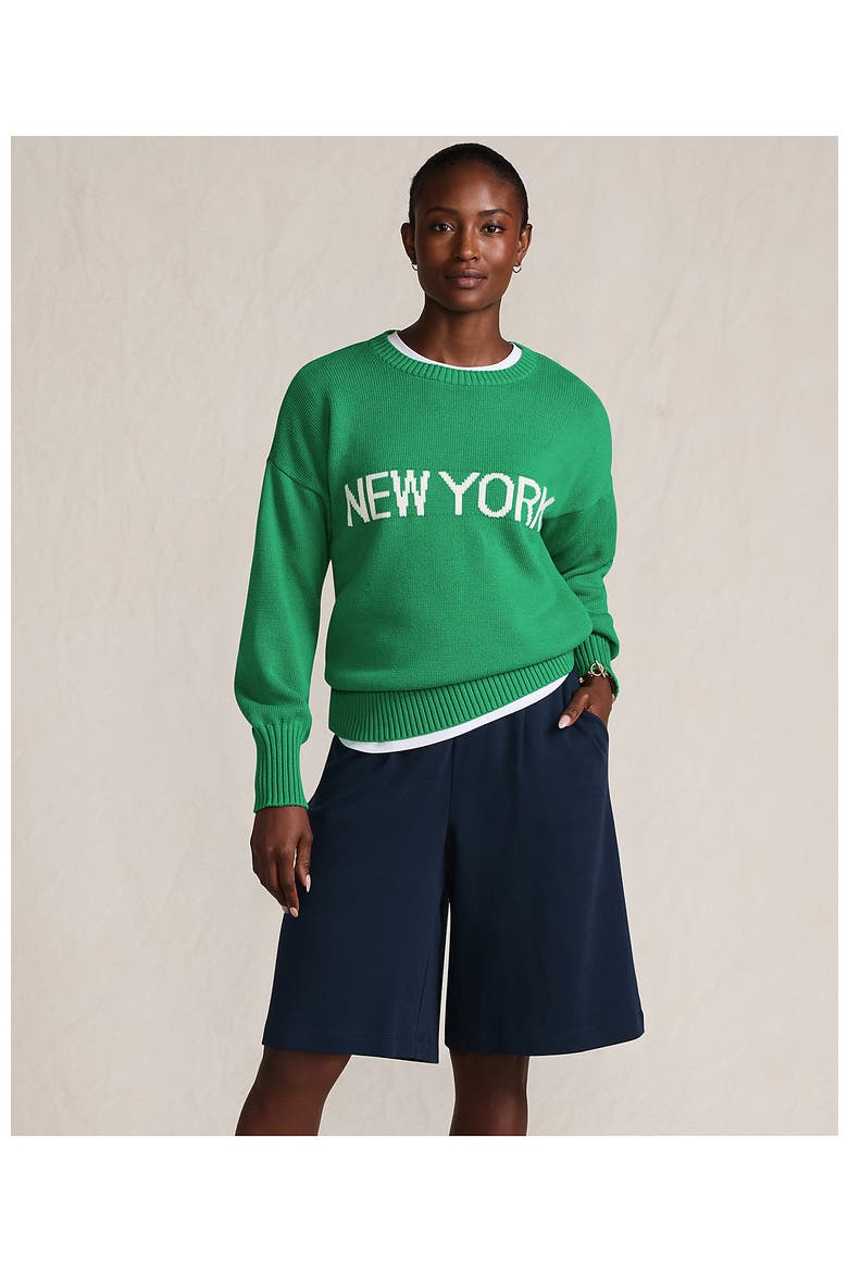 Knit High Rise Pleated 12" Bermuda Shorts, Alternate, color, Radiant Navy