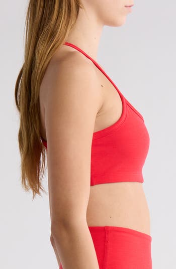 Space Dye Slim Racerback Sports Bra