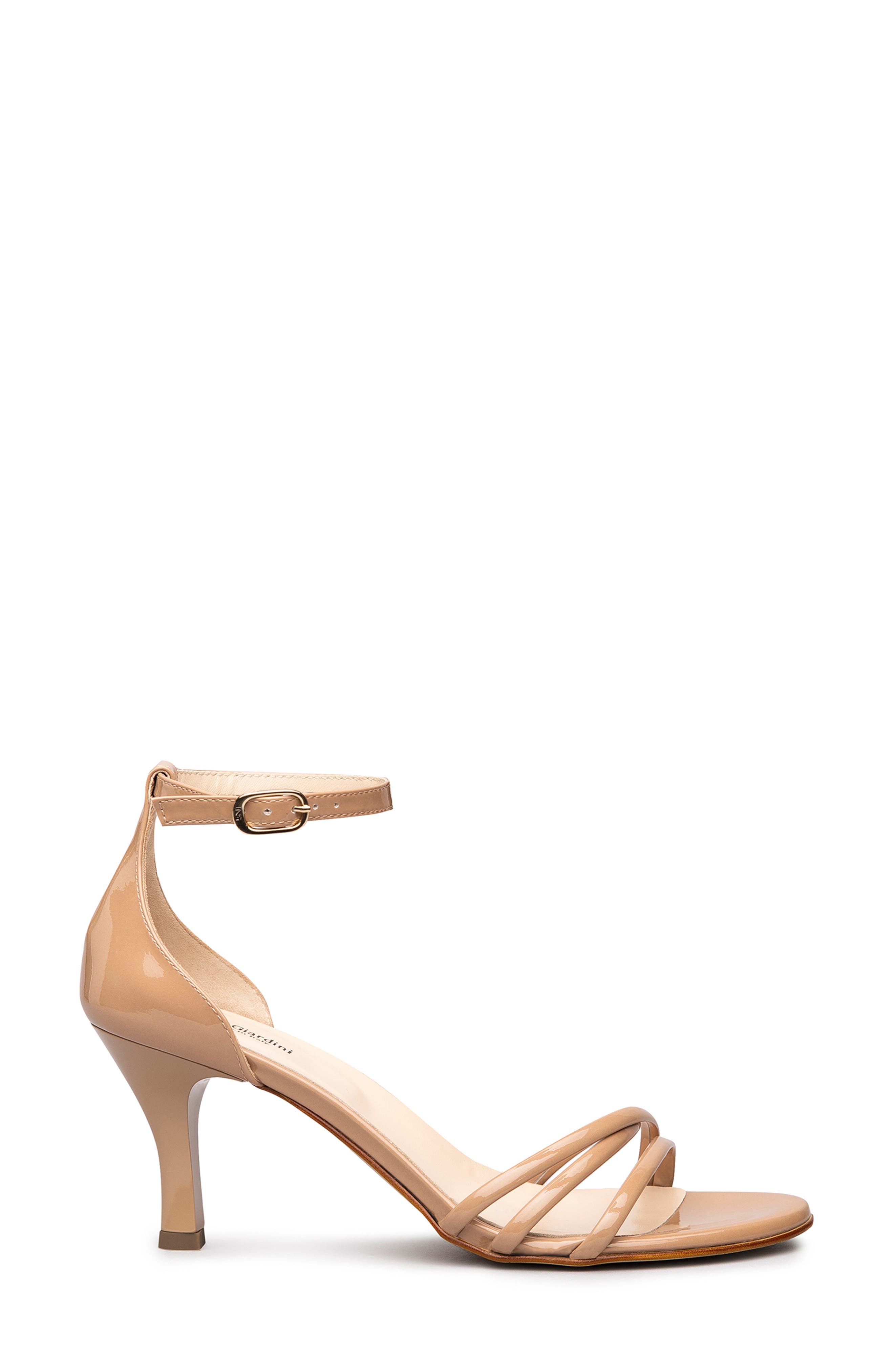 Ankle Strap Sandal, Alternate, color, BEIGE PATENT