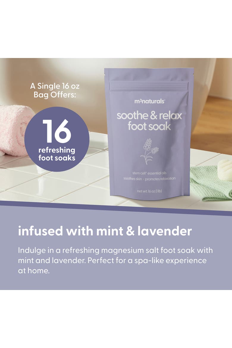 Soothe & Relax Foot Soak, 16oz, Alternate, color, None