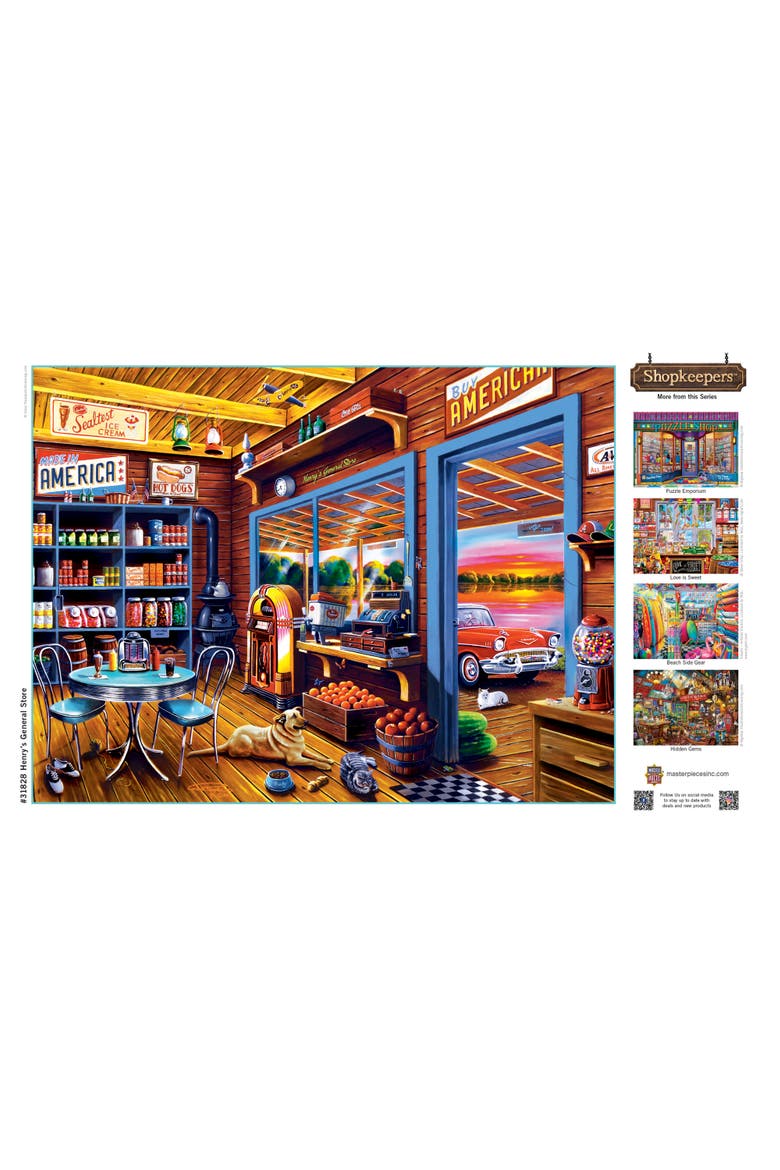 Henry's General Store 750 Piece Puzzle, Alternate, color, Multicolor