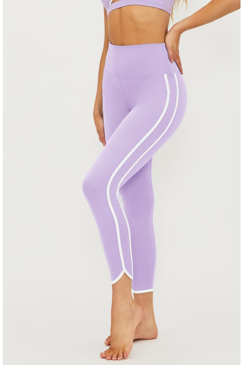 Nella Side Stripe Ankle Leggings, Alternate, color, FRENCH LAVENDER